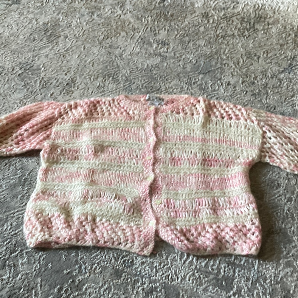 S hand knit sweater top Kutani brand